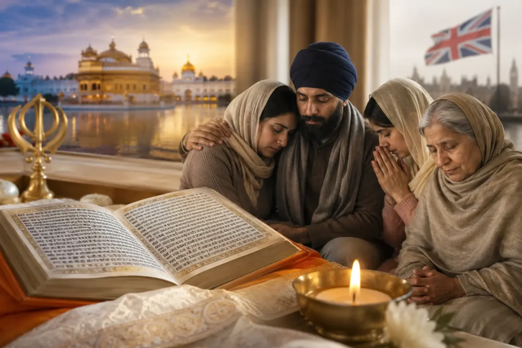 How Gurbani Helps Sikh Families Cope With Grief in the UK